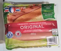 Saucisses fumées non traitées