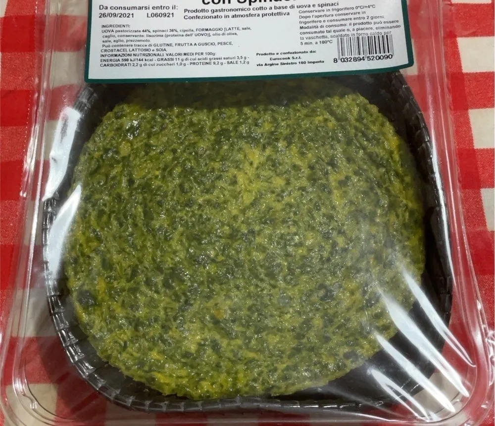 frittata di spinaci