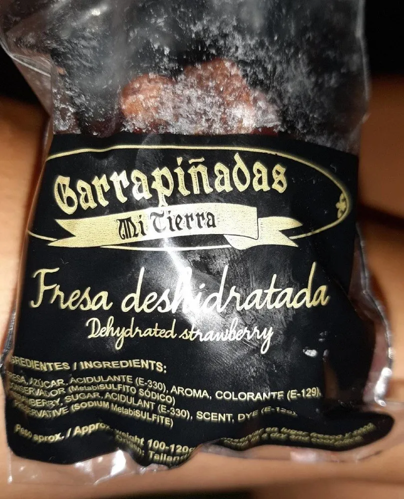 Fresa deshidratada