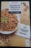 Melange céréales et lentilles