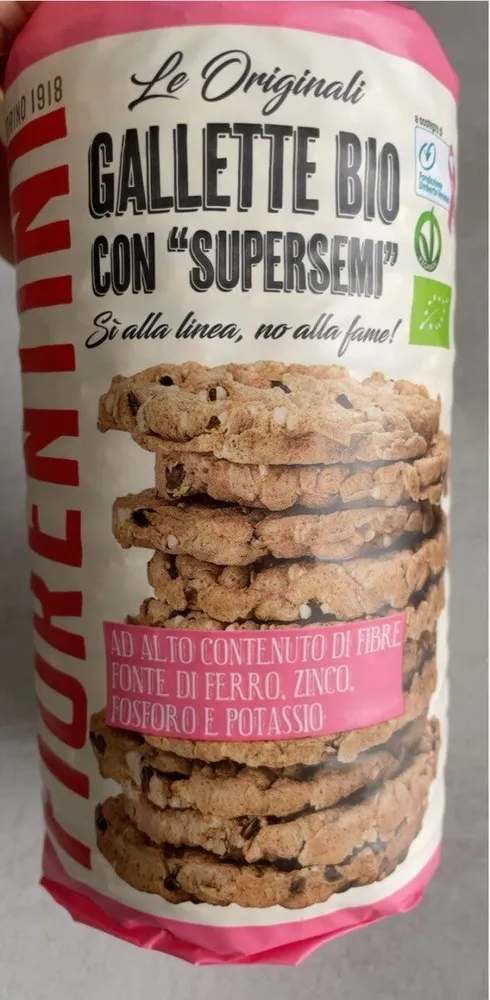 Gallette bio con “supersemi”