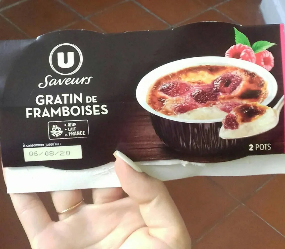 Gratin de framboises