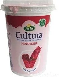 Cultura Hindbær Yoghurt 0,5 Liter