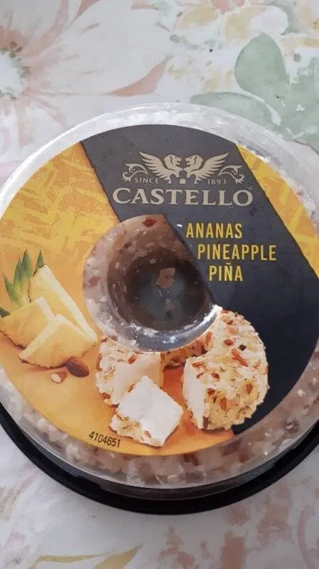 Queso con piña