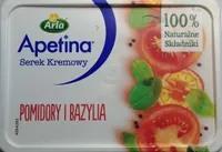 Serek kremowy z pomidorami i bazylią