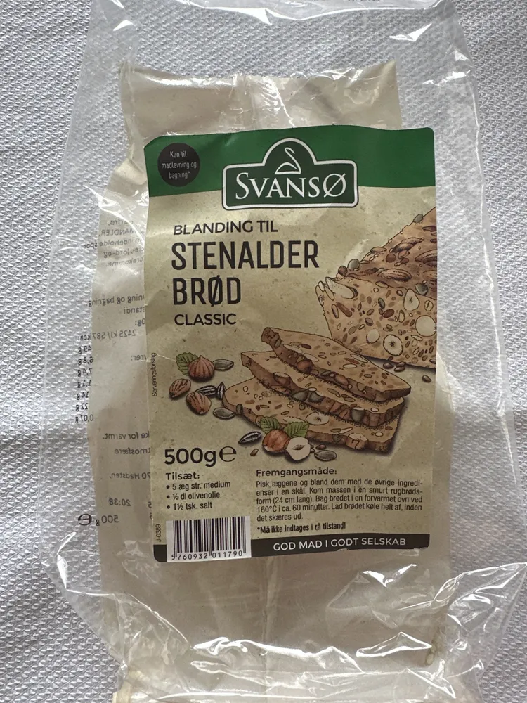 Blanding til stenalderbrød