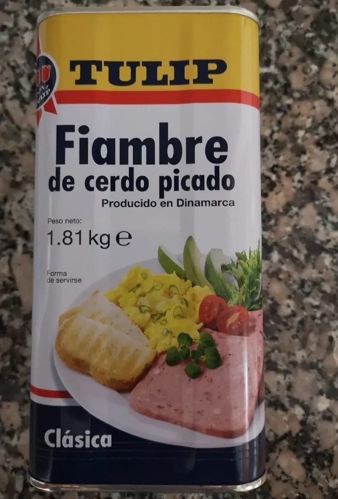 Fiambre de cerdo picado