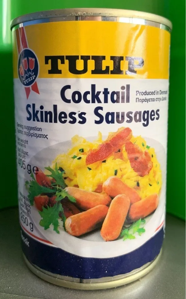 Cocktail skinless sausages