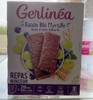 Barre substitut de repas raisins au blé et aux myrtilles