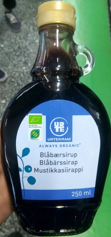 Blåbärssirap