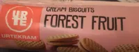 Gream biscuit forest fruit