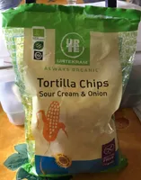 Tortilla chips sour cream & onion