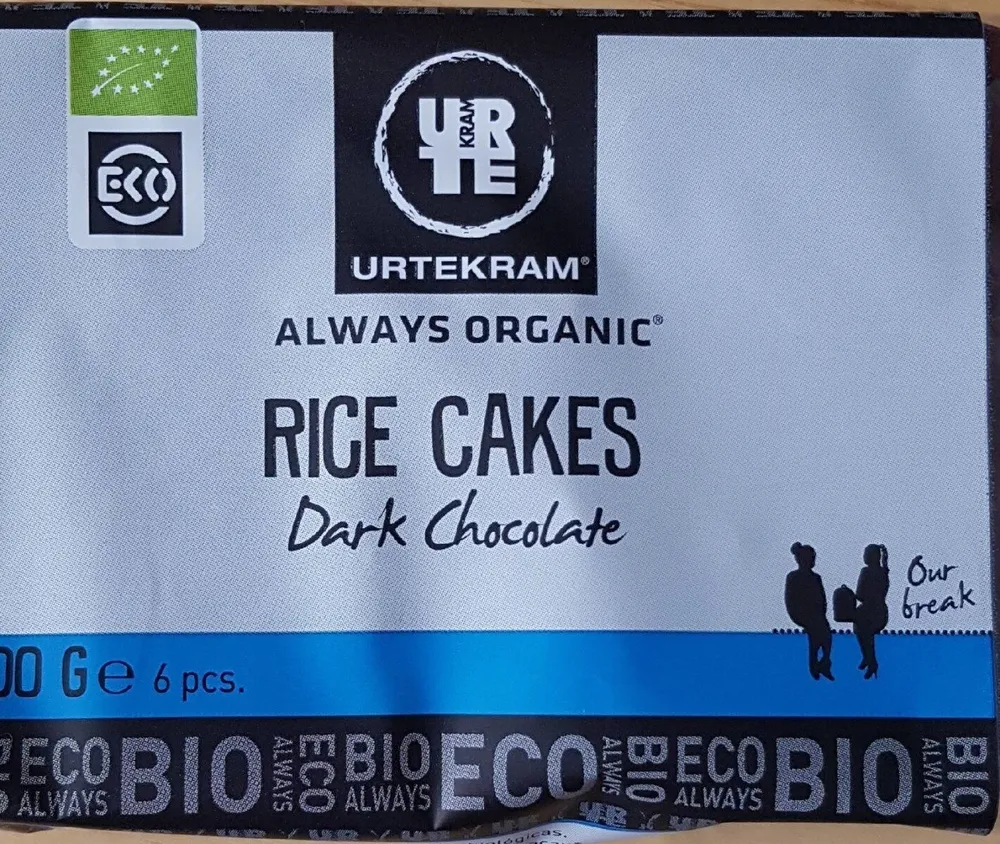 Gateaux au riz chocolat noir