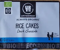 Gateaux au riz chocolat noir