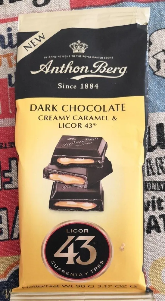 Dark chocolate licor 43