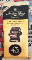 Dark chocolate licor 43