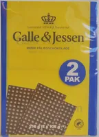 Mørk pålægschokolade, 2 pak