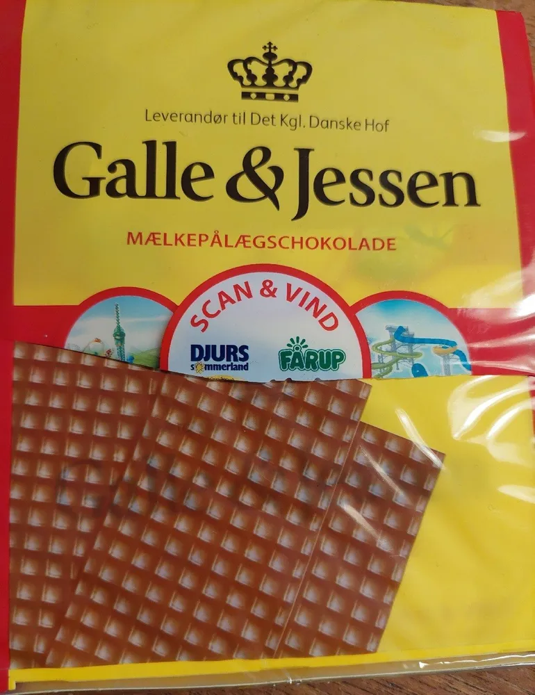 Mælkepålægschokolade