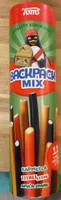 Filled liquorice sticks