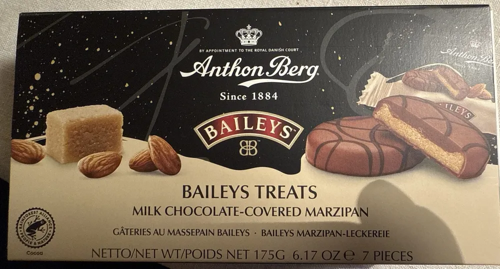 Baileys Treats Milk Chocolate-Covered Marzipan