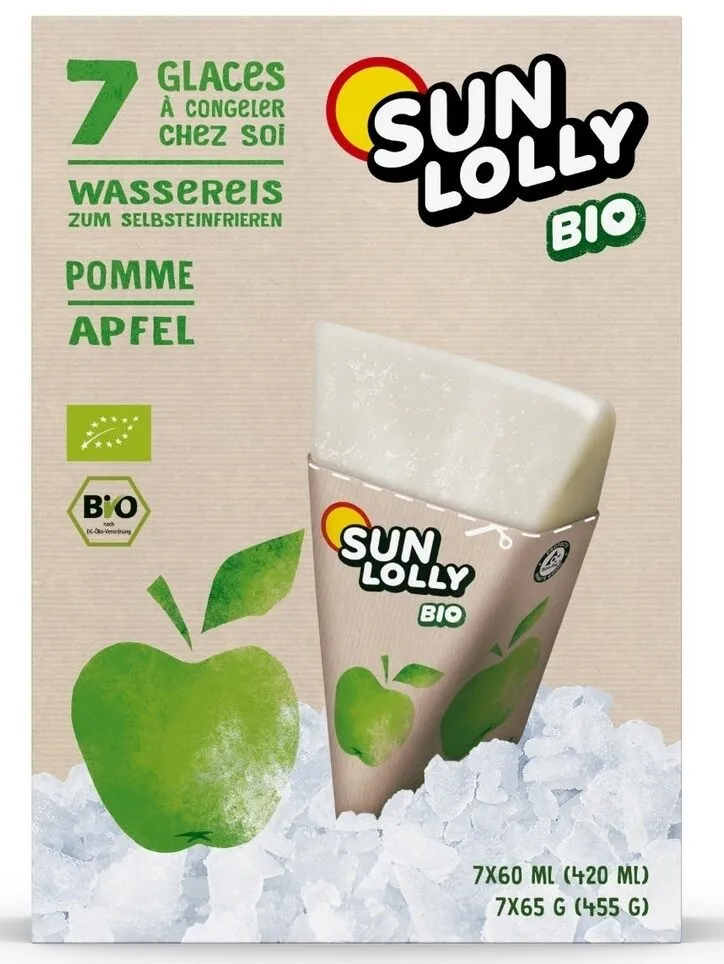 Wassereis Apfel