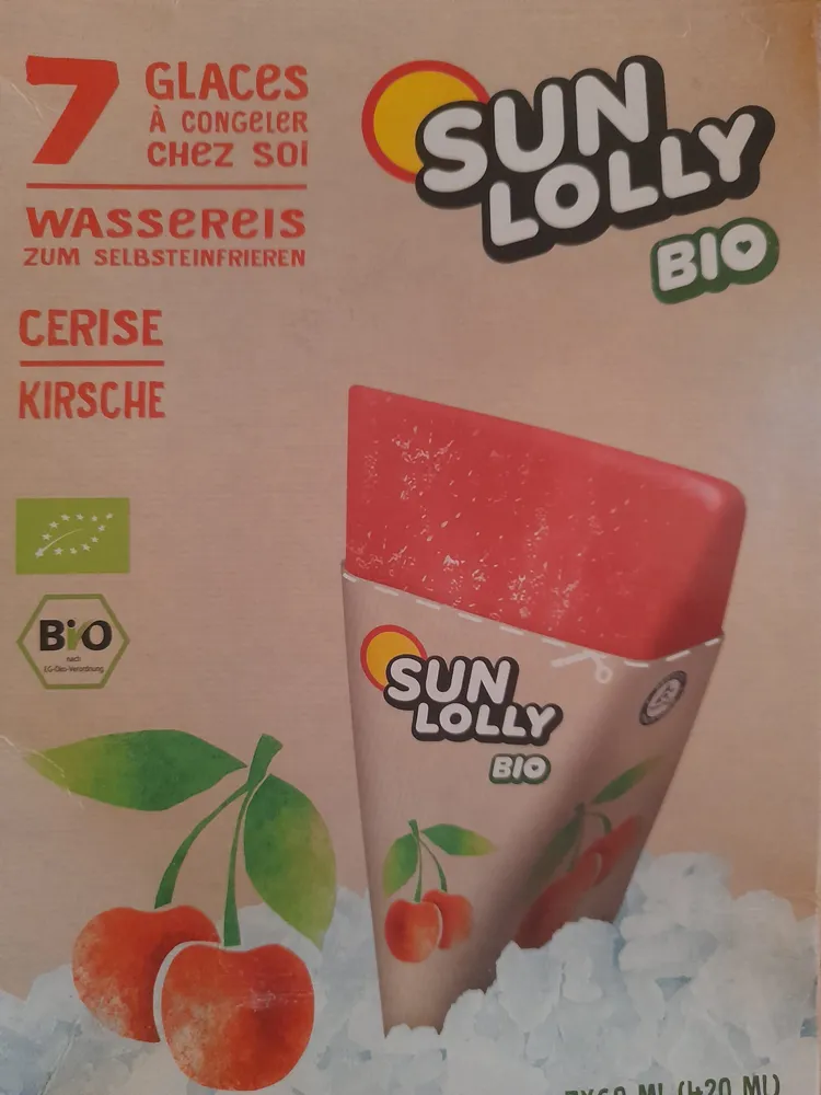 Wassereis Kirsche