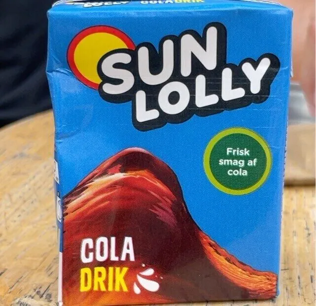 Sun Lolly Frugtdrik m. colasmag