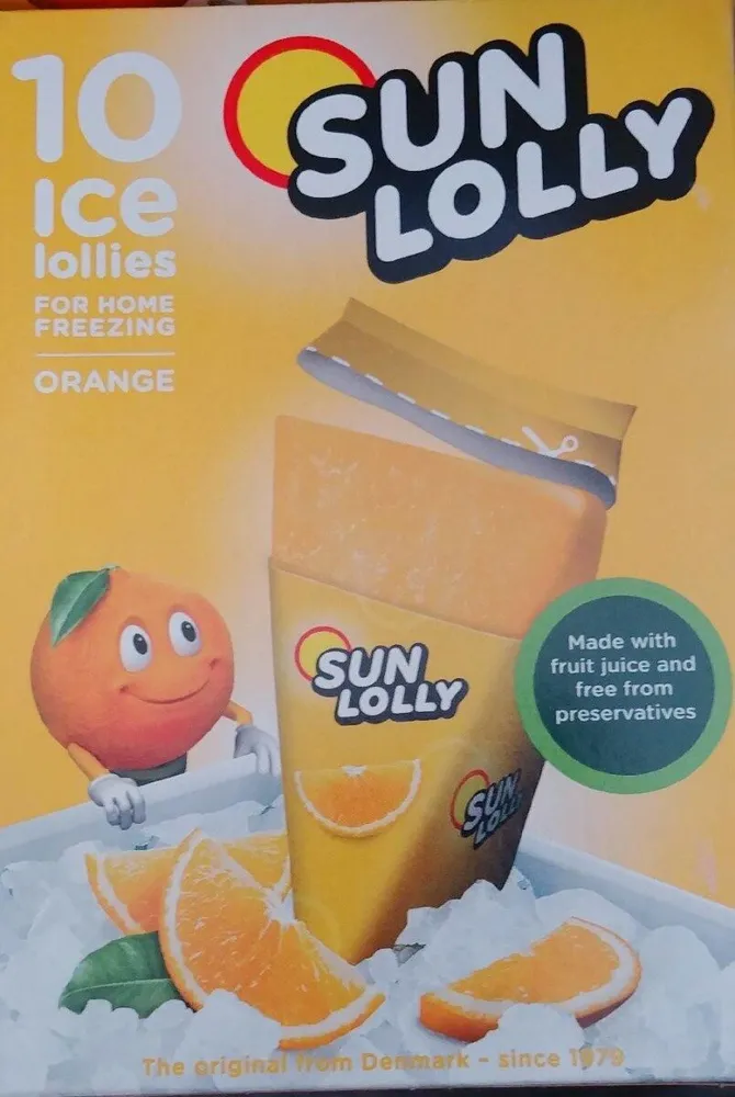 Ice lollies ORANGE