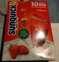 Wassereis Erdbeere