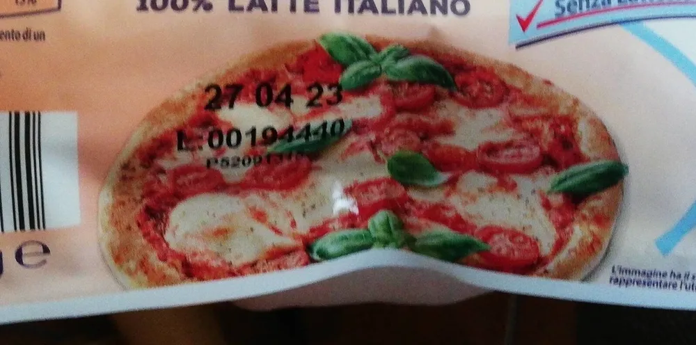 Mozzarella per pizza senza lattosio