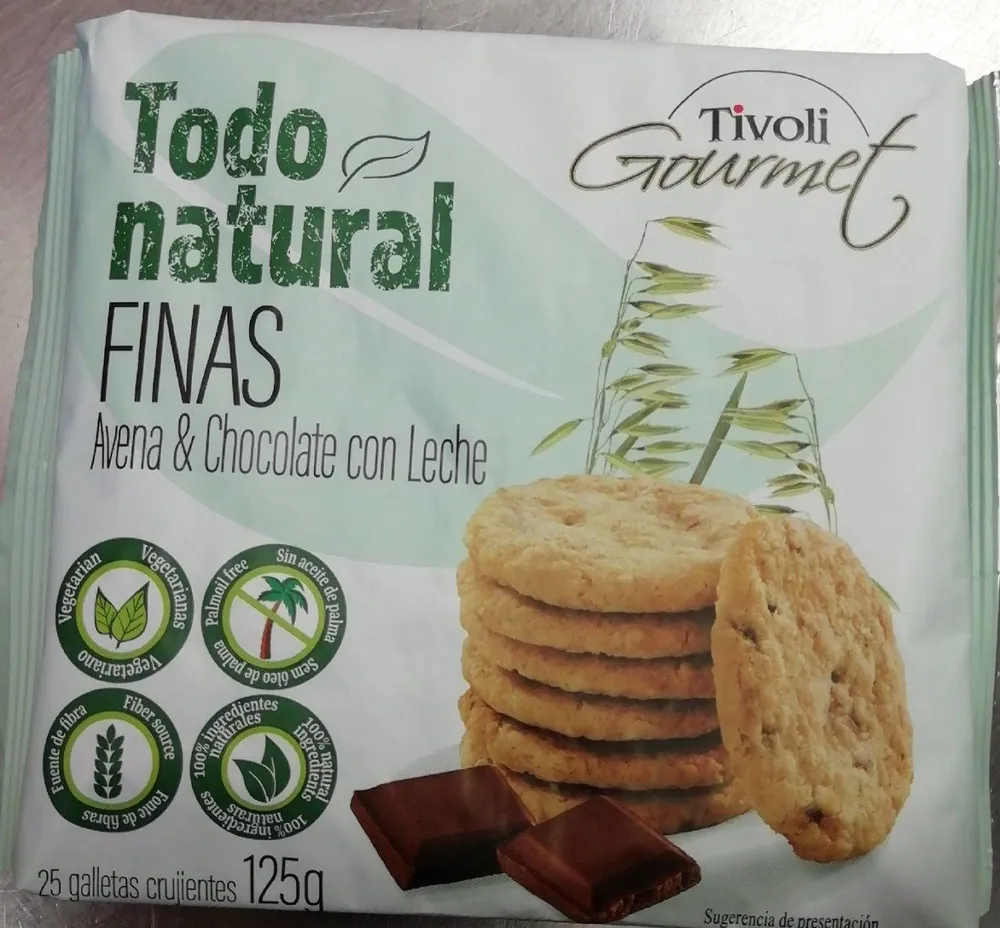 Todo natural finas avenas & chocolate