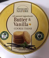 BUTTER & VANILLA cookie thins