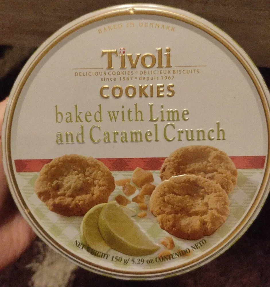 Tívoli cookies Lima y caramelo crunch