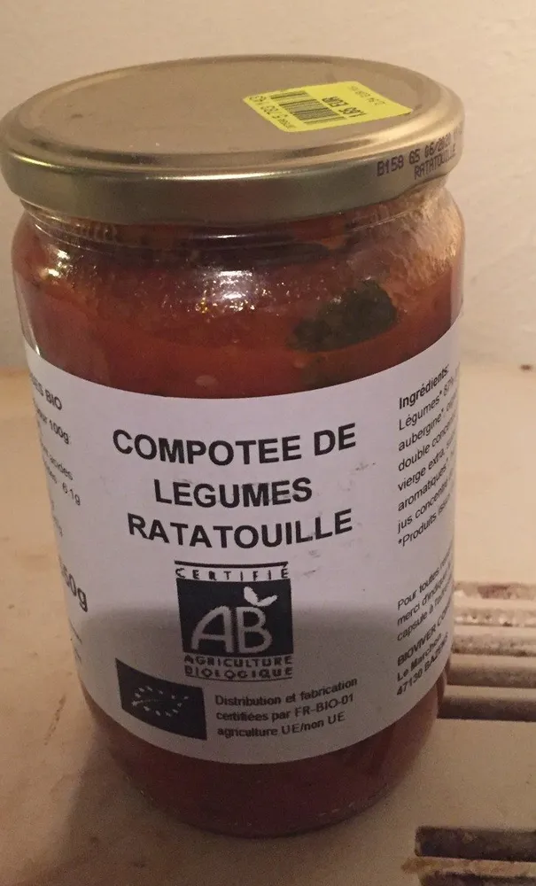 Compotee de legumes ratatouille