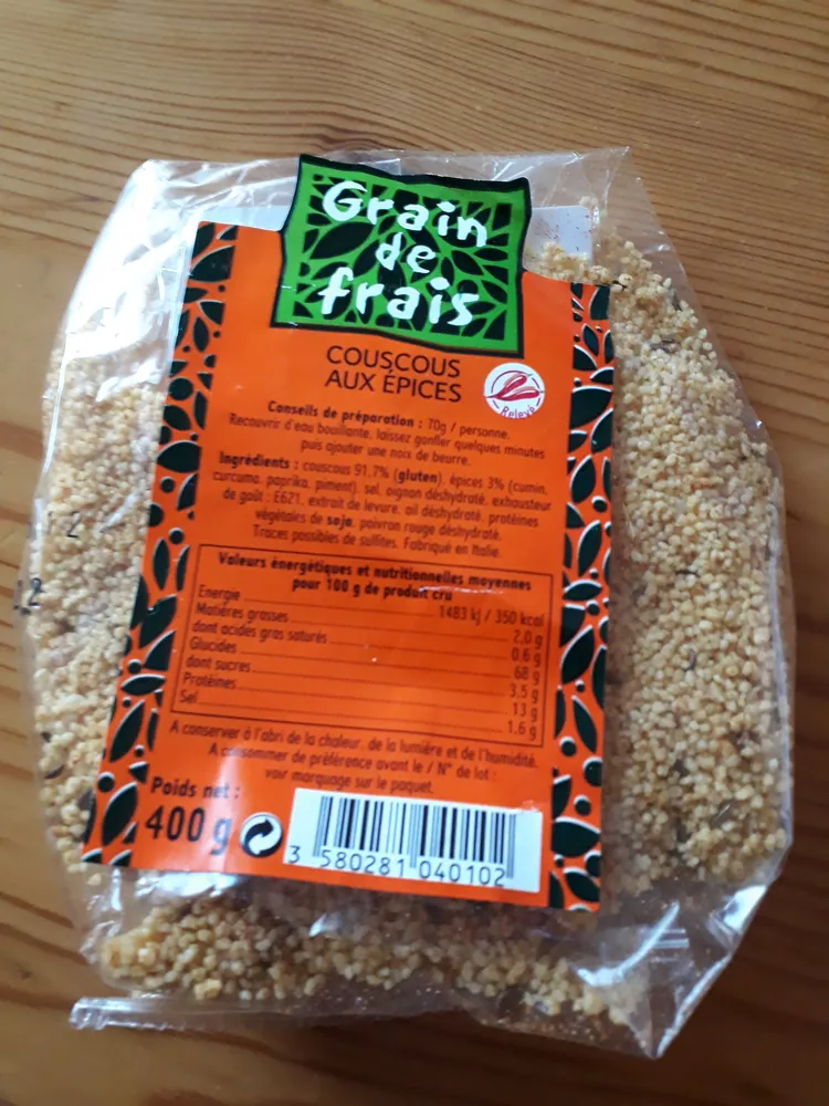 Couscous aux épices