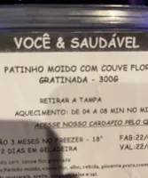 Patinho Moido com couve flor