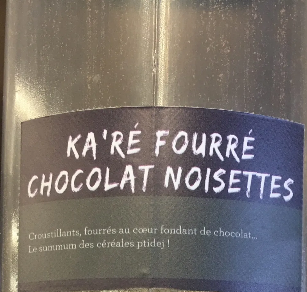 KARRE FOURRE CHOCO NOISETTE
