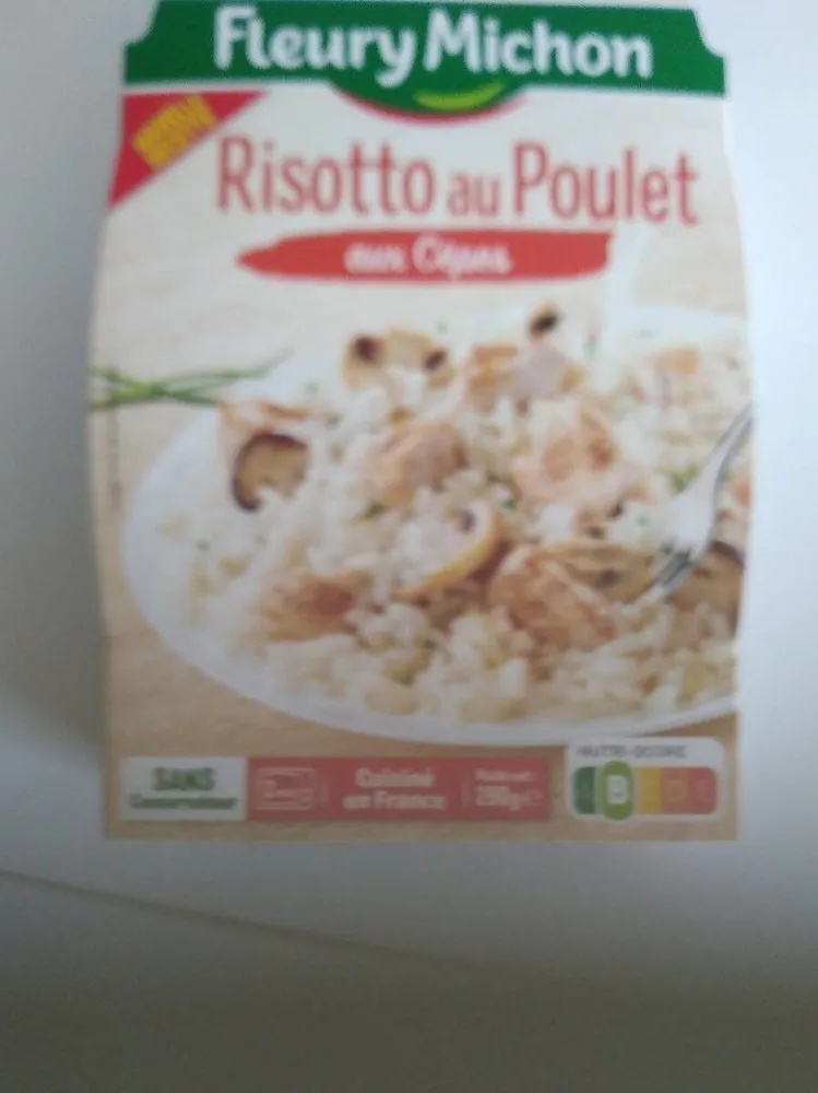 Risotto au poulet