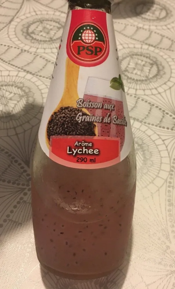 Boisson aux graine de basilic