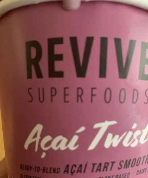 Açaí twist smoothie