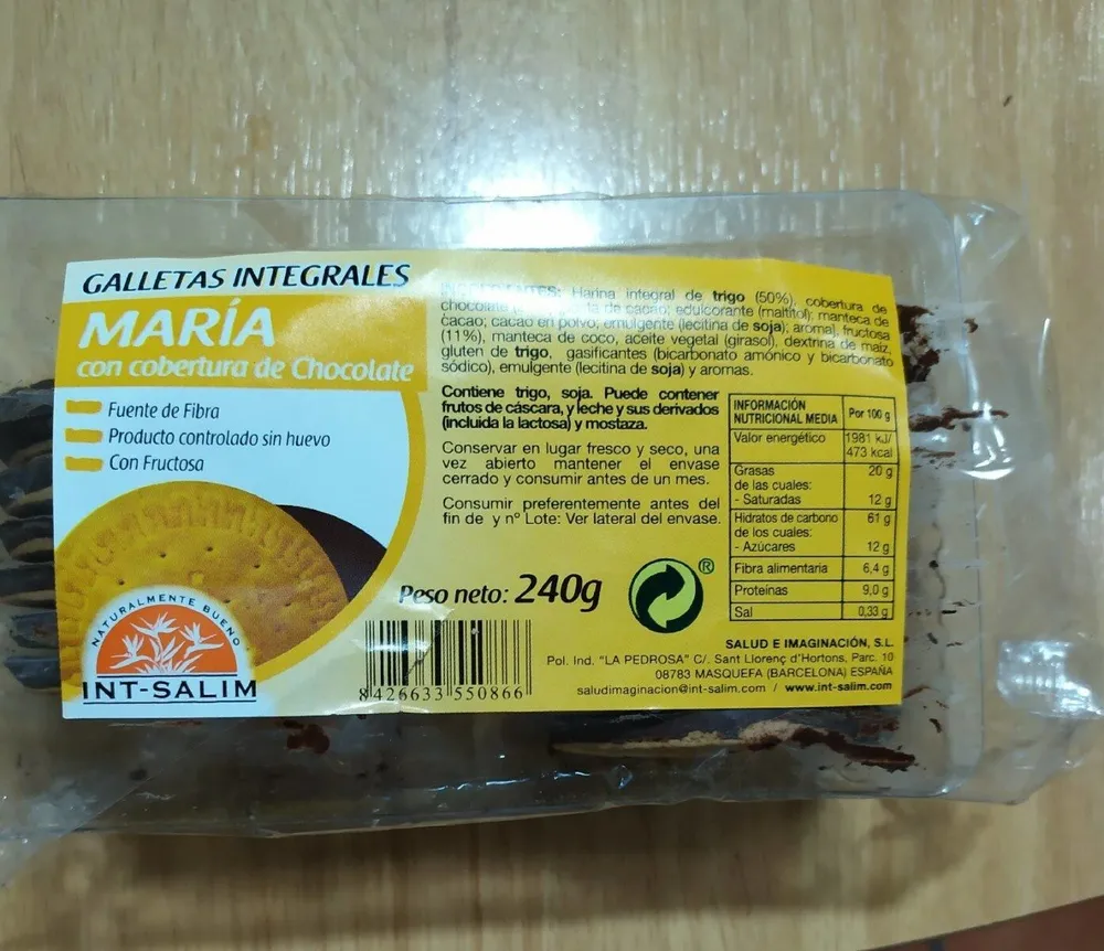 Galletas integrales