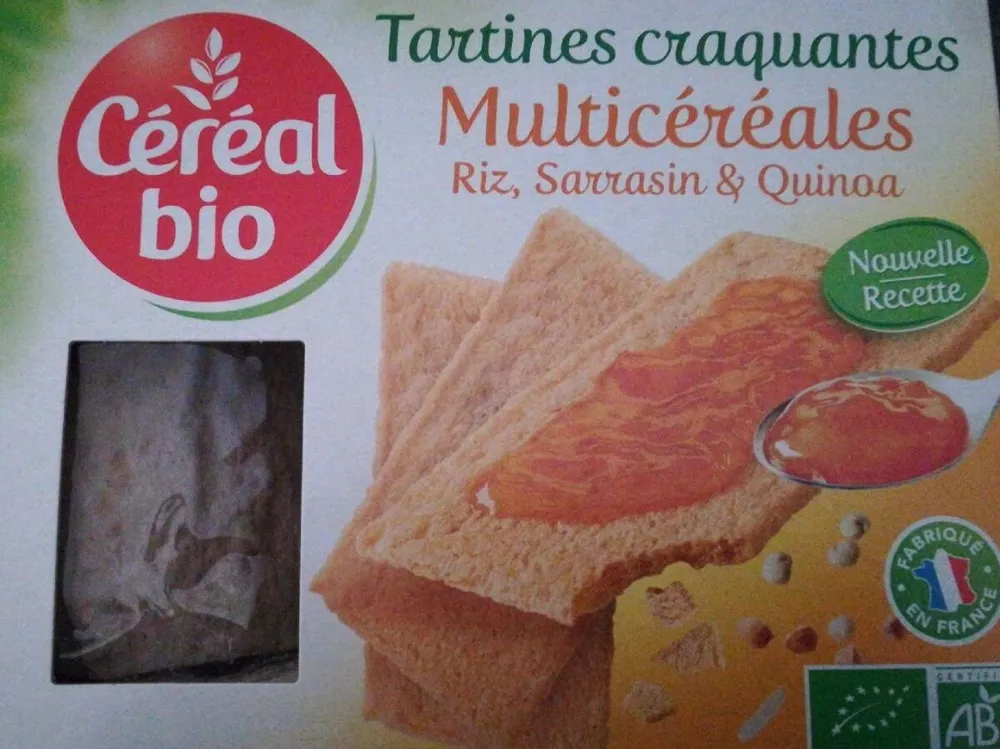Tartines craquantes multicereales