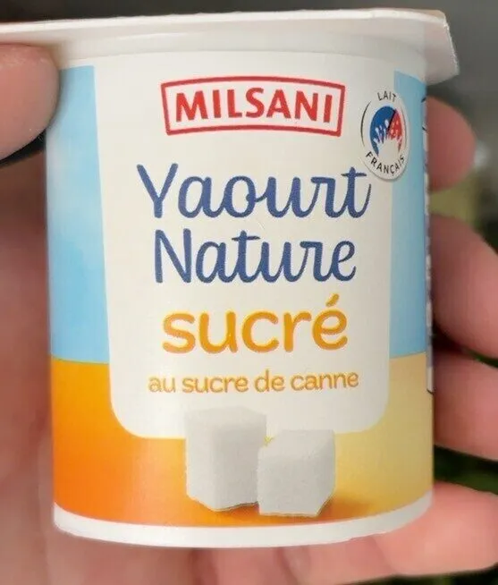 Yaourt nature sucré