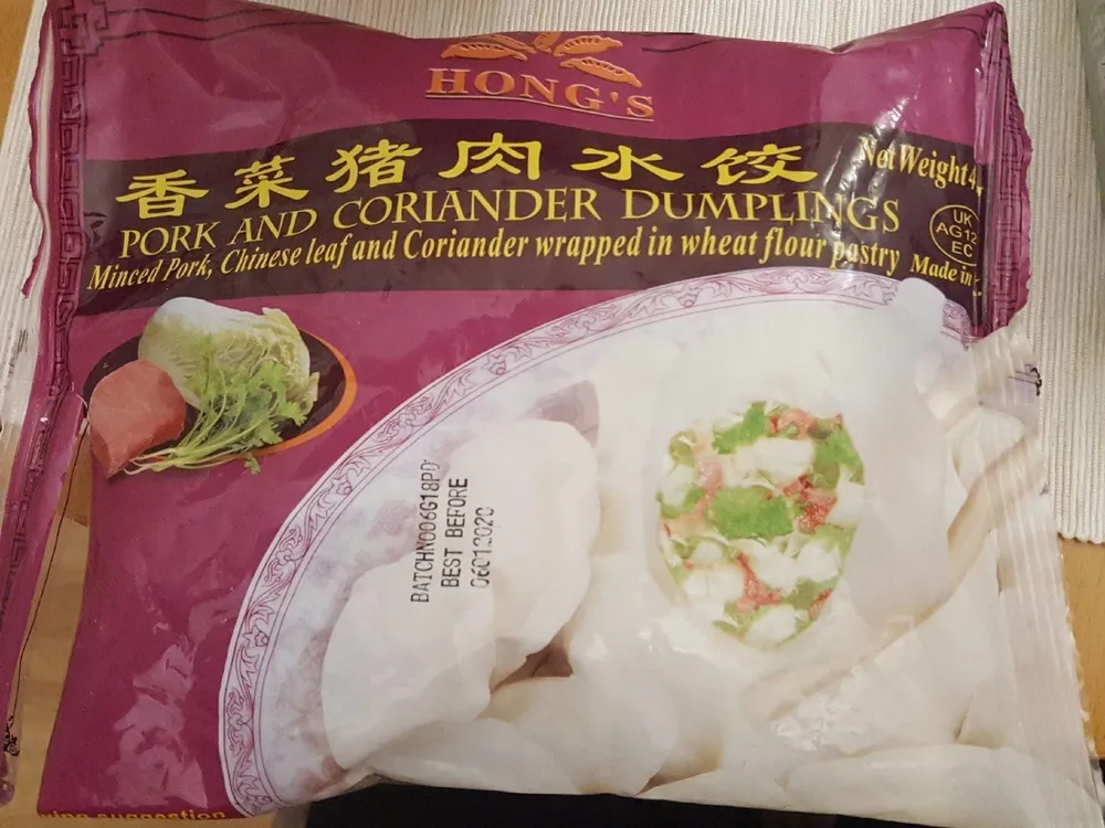 Pork and Coriander DULPLINGS, 410 grs