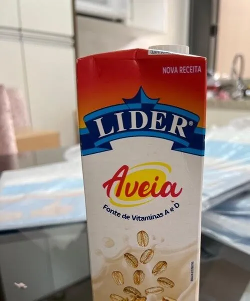 Bebida láctea com aveia