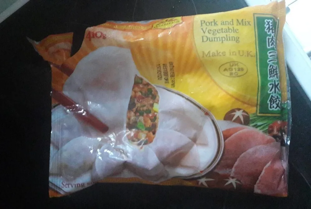 Pork and mix vegetable dumpling