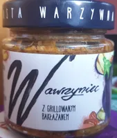 Pasta warzywna z grillowanym bakłażanem