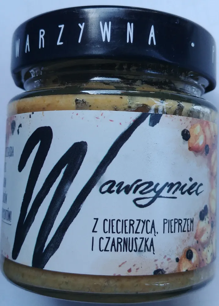 Wawrzyniec - Pasta warzywna z ciecierzycą, pieprzem i czarnuszką