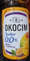 Okocim 0,0% mango z marakują - mix piwa bezalkoholowego z lemoniadą o smaku mango i marakui