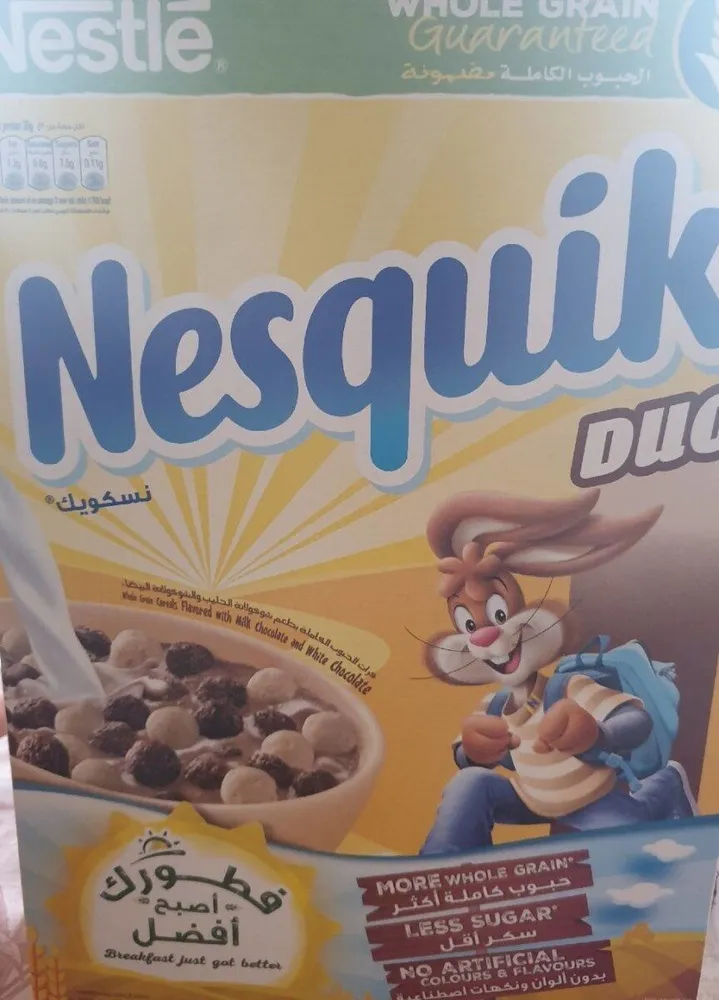 Nestle nesquik duo cereal